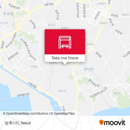 방축1리 map