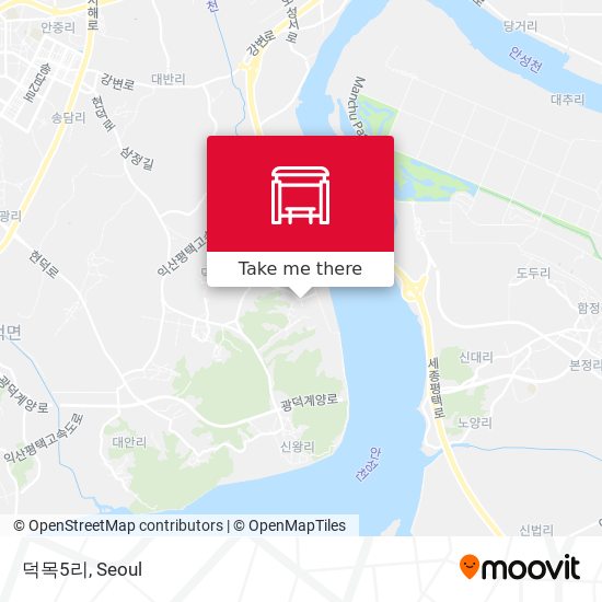 덕목5리 map