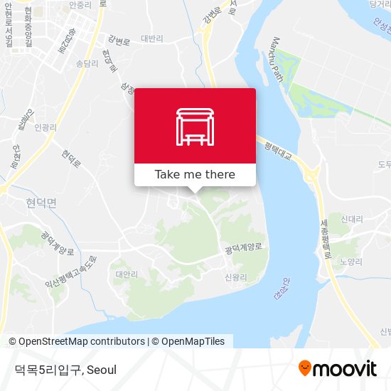 덕목5리입구 map