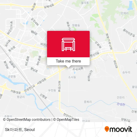 Sk아파트 map
