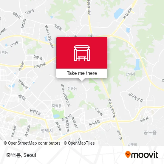 죽백동 map