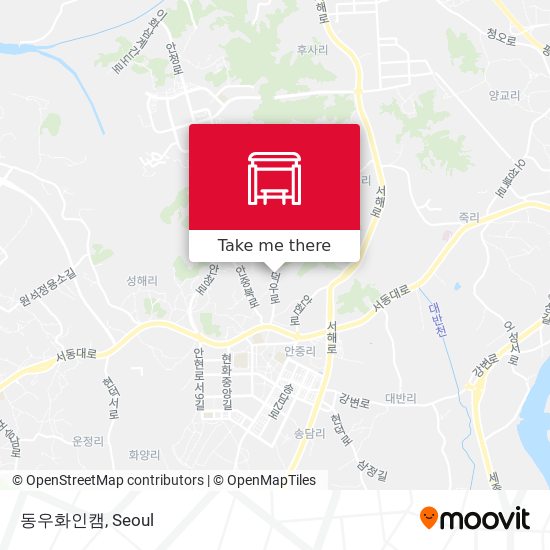 동우화인캠 map