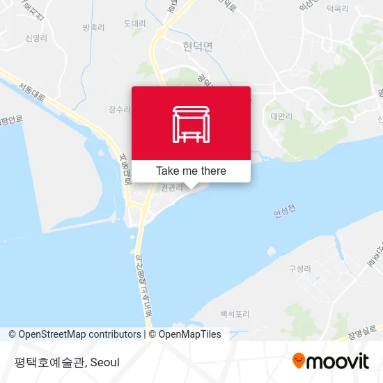평택호예술관 map