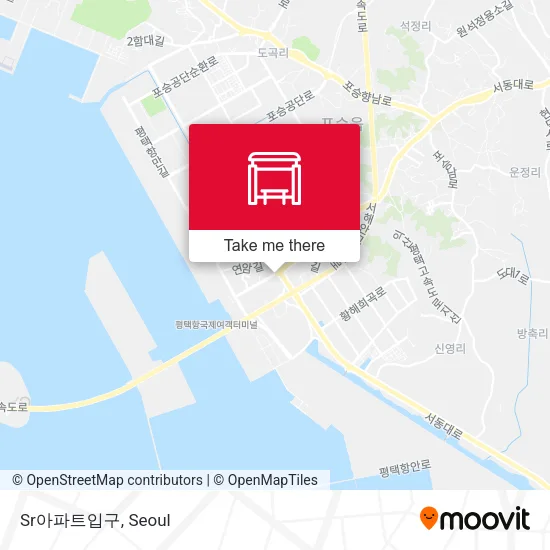 Sr아파트입구 map