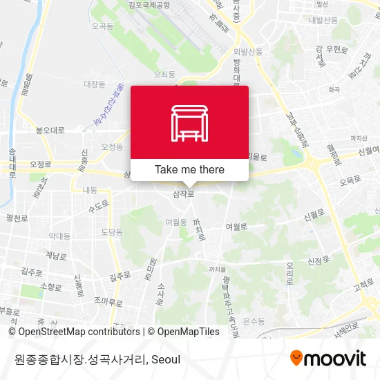 원종종합시장.성곡사거리 map