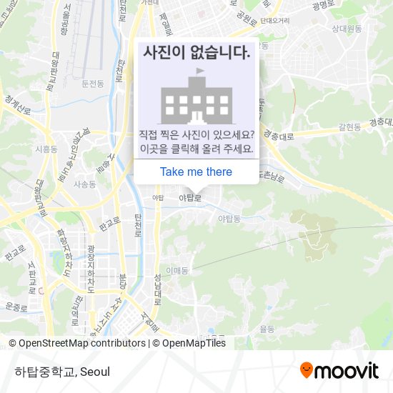 하탑중학교 map