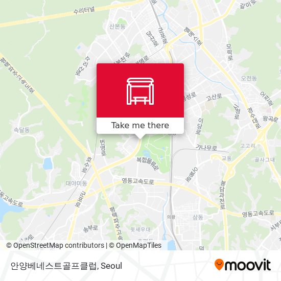 안양베네스트골프클럽 map