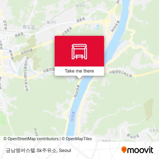 금남멤버스텔.Sk주유소 map
