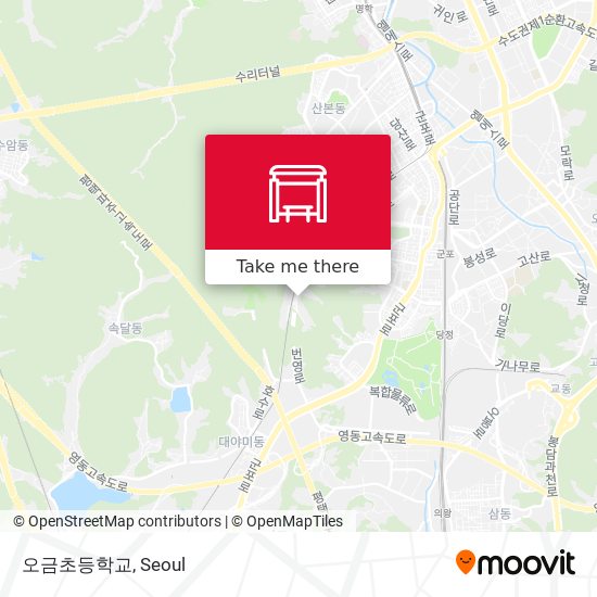 오금초등학교 map