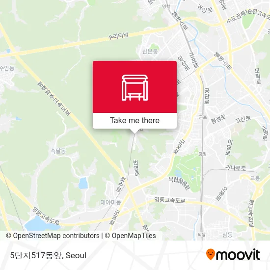 5단지517동앞 map