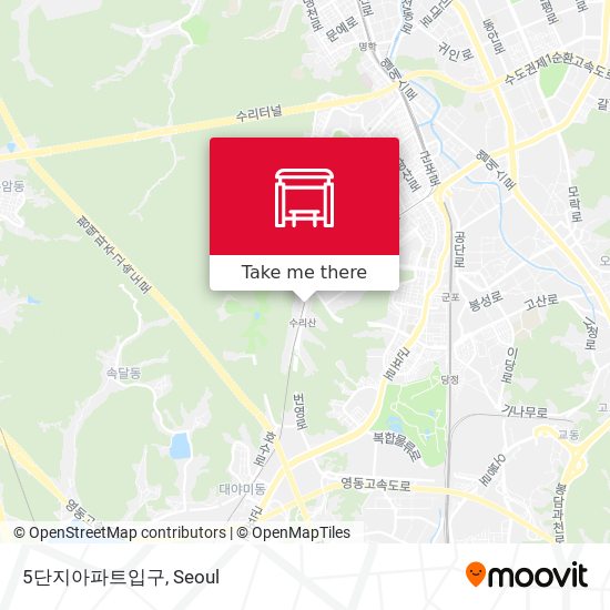 5단지아파트입구 map