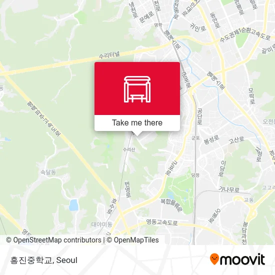 흥진중학교 map