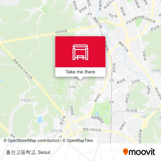 흥진고등학교 map