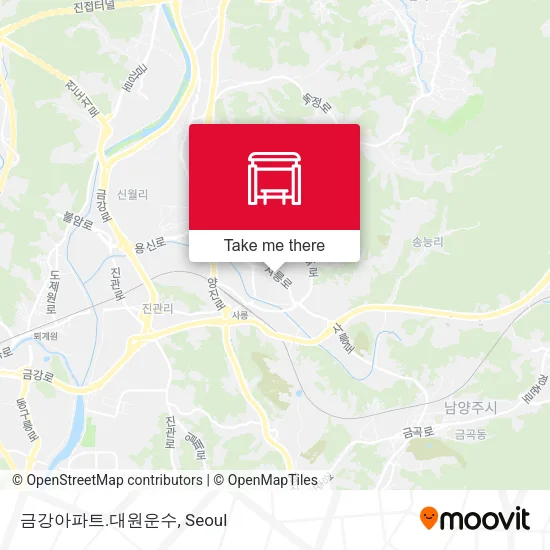 금강아파트.대원운수 map