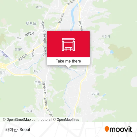 하마산 map