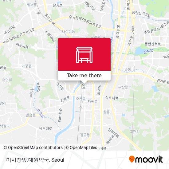 미시장앞.대원약국 map