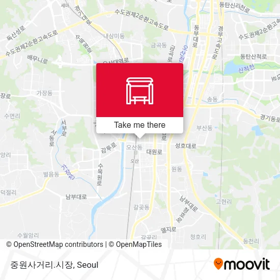중원사거리.시장 map