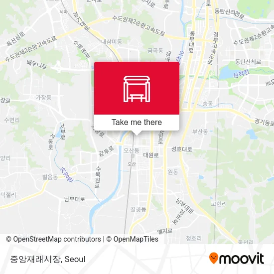 중앙재래시장 map