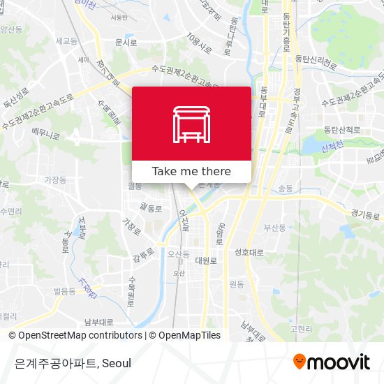 은계주공아파트 map