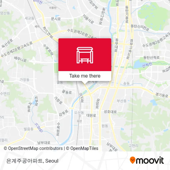 은계주공아파트 map
