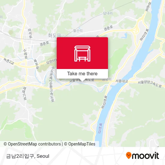 금남2리입구 map