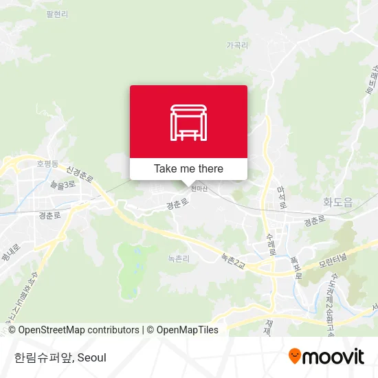 한림슈퍼앞 map