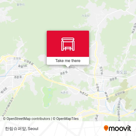 한림슈퍼앞 map