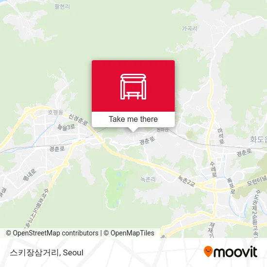 스키장삼거리 map