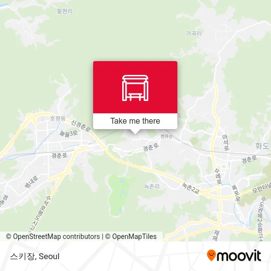 스키장 map
