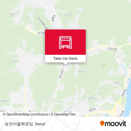 송천마을회관앞 map