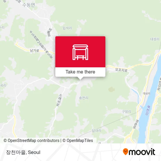 장천마을 map
