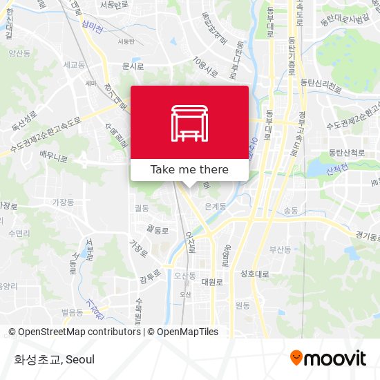 화성초교 map