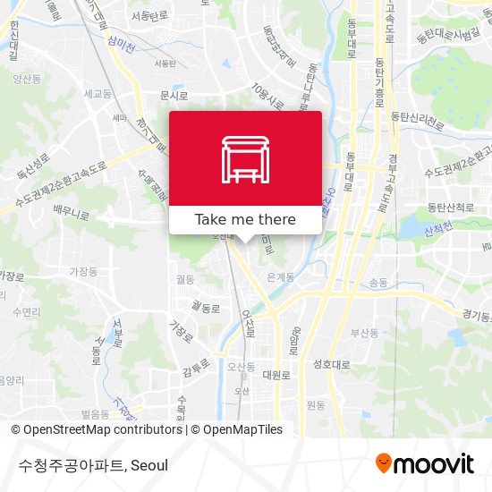 수청주공아파트 map