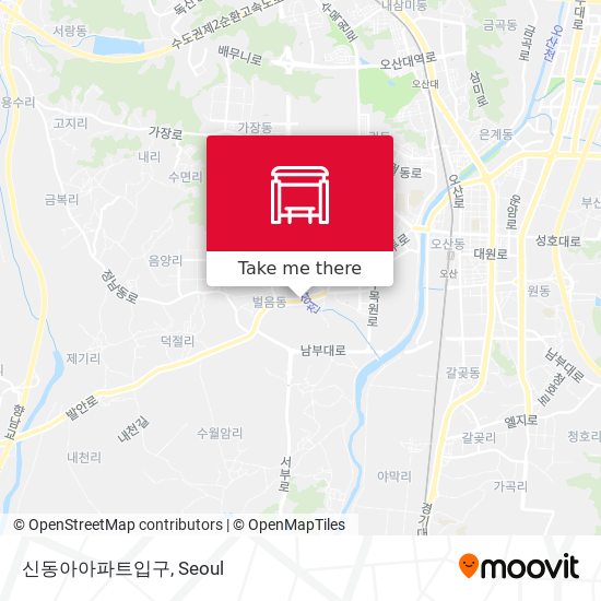 신동아아파트입구 map