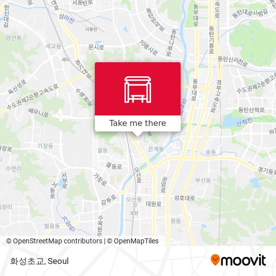 화성초교 map