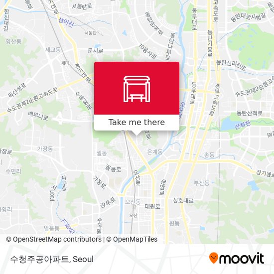 수청주공아파트 map