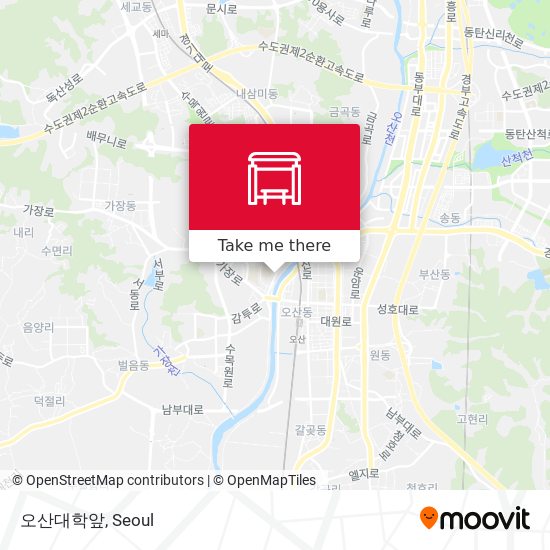 오산대학앞 map