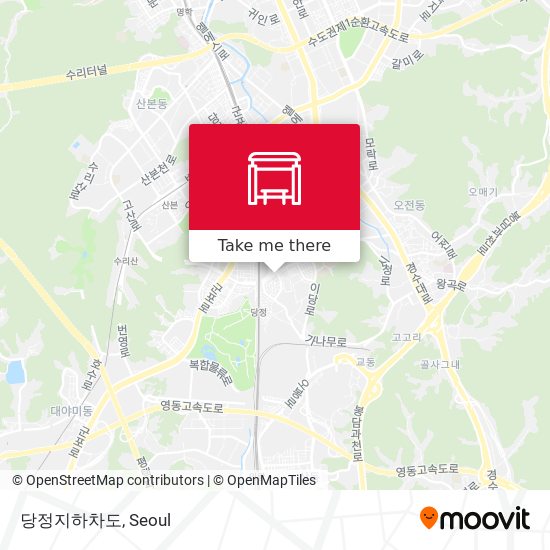 당정지하차도 map