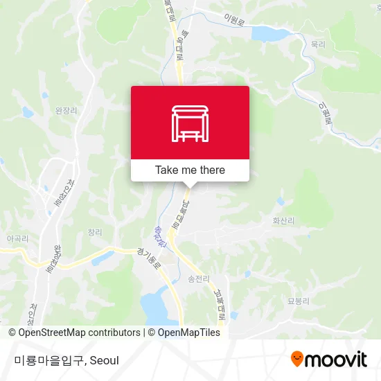 미룡마을입구 map