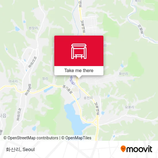화산리 map