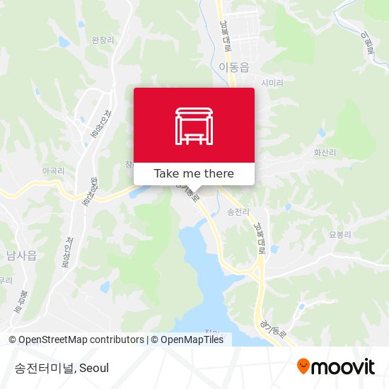 송전터미널 map