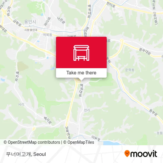 무너머고개 map