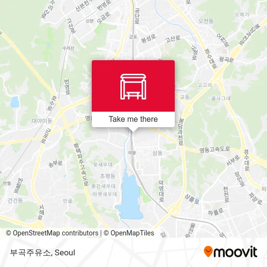 부곡주유소 map