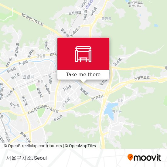 서울구치소 map