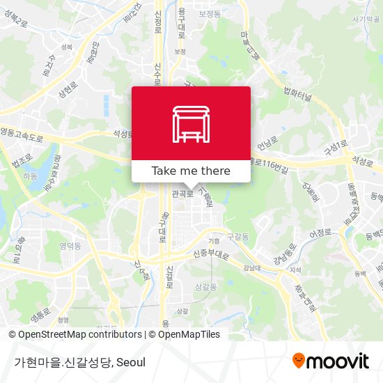 가현마을.신갈성당 map