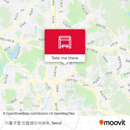 기흥구청.드림랜드아파트 map