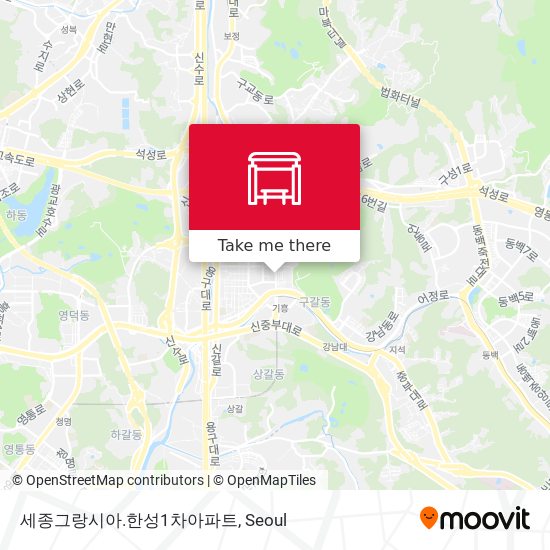 세종그랑시아.한성1차아파트 map