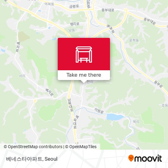 베네스타아파트 map