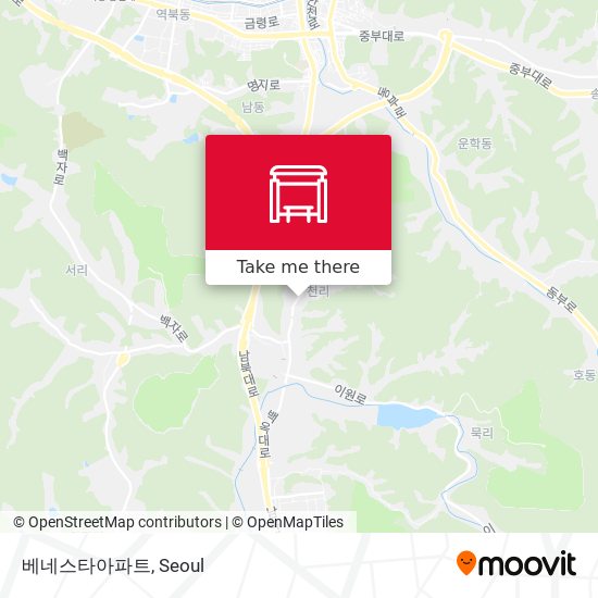 베네스타아파트 map