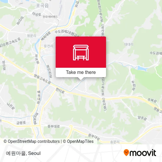 예원마을 map